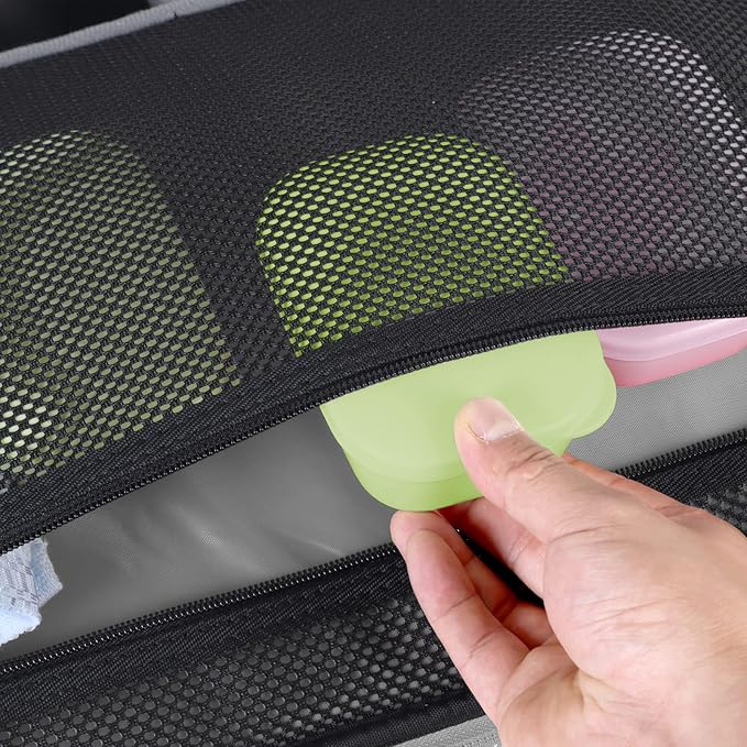 Quatish Leakproof Soap Dish with Lid & Draining Layer, Shatterproof Travel Bar Soap Holder Case Container, Portable Travel Size Toiletries Essentials for Camping, Gym, Bathroom, Green