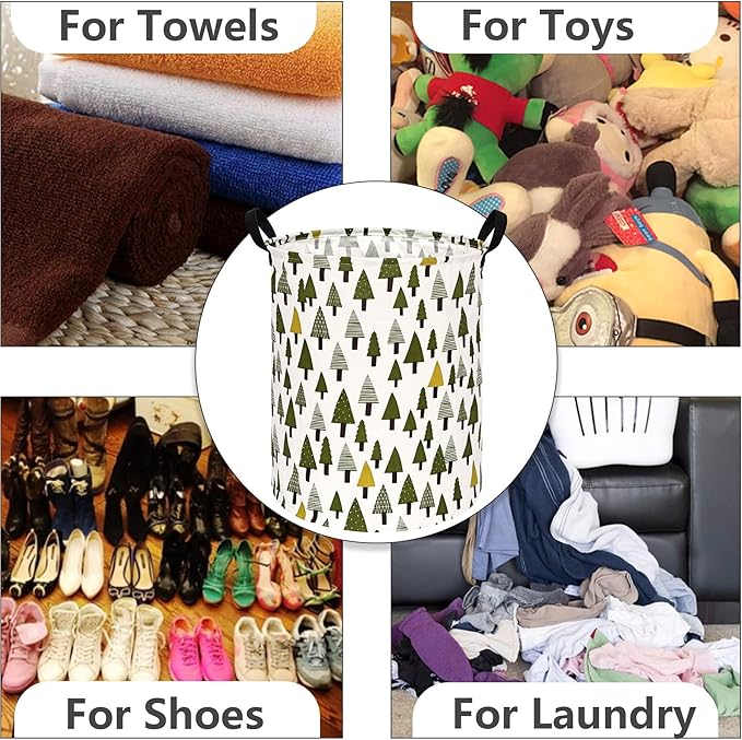 Round Laundry Basket Storage Bins Nursery Hamper Gift Baskets for Home,Office,Home Decor