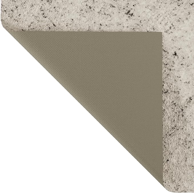 Ottomanson Non Slip Rug Pad Grip 8x18 1/8 Thick, Protection for Any Flooring Surface, Keep Your Runner Rug and Area Rugs in Place, 7'8" x 18', Beige