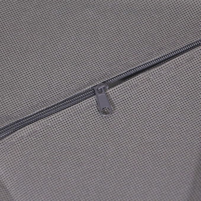 DIOMMELL 6 Pack Foldable Cloth Storage Box Closet Dresser Drawer Organizer Fabric Baskets Bins Containers Divider for Clothes Underwear Socks Lingerie Clothing, M Grey 00-0600