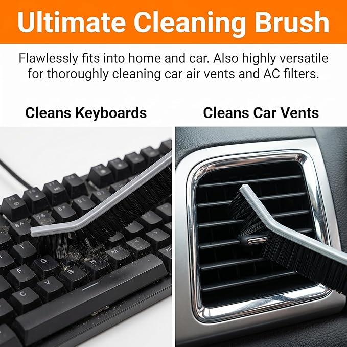 Crevice Cleaning Brush Hard Bristled Grout Brush Multifunctional Gap Cleaning Tool Dead Corners Brushes Bathroom Kitchen Tiles Window Door Slots Sink Track Shower Scrub Cleaner Home Tool Sets 4 Pack