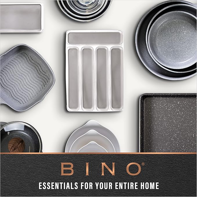 BINO | The SOHO Collection Plastic Storage Bins, X-Small - 2 Pack, Clear | Pantry and Fridge Organizer Containers, Kitchen Cabinet and Medicine Cabinet Bins
