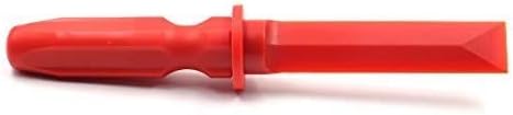 CKAuto Non-Marring Super Grip Plastic Chisel Scraper, Wheel Weight Remover,Red
