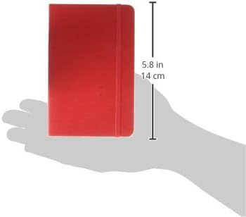 Moleskine Classic Notebook, Soft Cover, Pocket (3.5" x 5.5") Ruled/Lined, Scarlet Red, 192 Pages