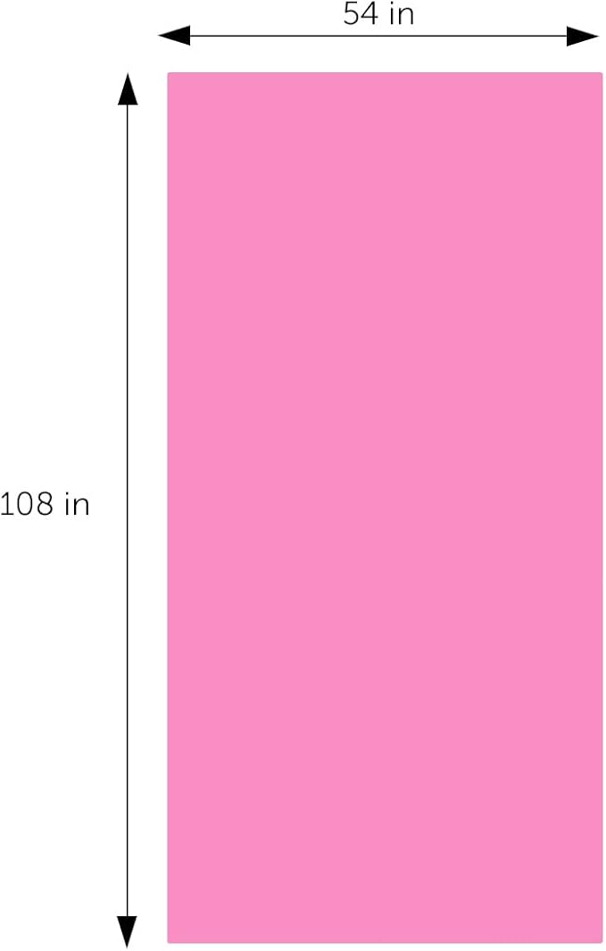 DecorRack 2 Rectangular Tablecloths BPA-Free Plastic, 54 x 108 inch, Dining Table Cloth, Rectangle Table Cover for Parties, Picnic, Camping and Outdoor, Disposable or Reusable, Fuchsia Pink (2 Pack)