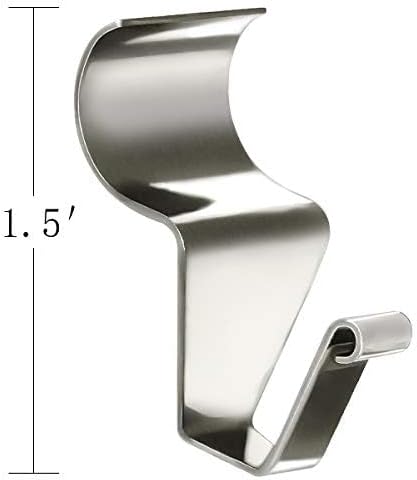 Aminigram Vinyl Siding Hooks for Hanging 12 Pack, Weatherproof-304 Stainless Steel Siding Clips, Siding Hooks for Hanging Outdoor Decorate Your Walls Vinyl Siding