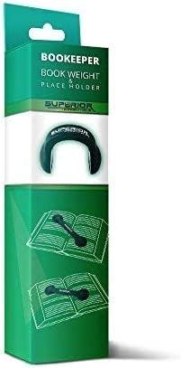 Bookmark/Weight-Page Holder-Holds Books Open and in Place-Green-by Superior Essentials
