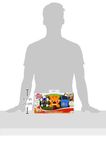 Bright Starts Take Along Musical Carrier Baby Activity Toy Bar, Hanging Car Seat Toy, 4 Fun Melodies, Fine Motor Skill Development Ages Newborn +, Multi-Color