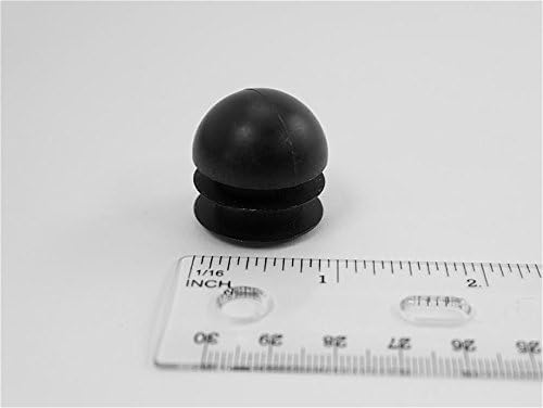 7/8" Round Chair Leg Feet Glide, Protect Your Indoor and Outdoor Furniture, Furniture Sliders, Floor Protector, Pack of 25, Black