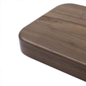 Walnut Solid Wood Square Jewelry Display Valet Tray Dish for Elegant Presentation of Your Finest Pieces, Perfect for Personal Use Men Gift 6.1"