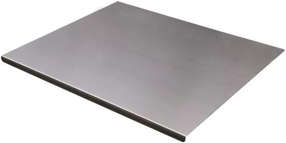 OTAVILEM Cutting Board for Kitchen, Food Grade Stainless Steel Cutting Board Non Toxic, Metal Chopping Board for Veggies, Meat, Fruits, Bread and Baking 15.7"L x 15.7"W