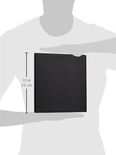 AVERY Mini Binder 2 Inch Round Rings Black | 5.5 x 8.5 Inch | Holds 375 Sheets | With Interior Pockets | Pack of 6