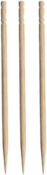 Traditional Single Point Wooden Toothpicks Made from Bamboo, Bulk Pack (500), -1 Container (500)