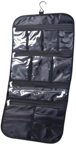 Freegrace Premium Hanging Toiletry Travel Bag - Cosmetic, Jewelry, Toiletry & Accessory Storage Organizer Bag, Large Size, Various Compartments