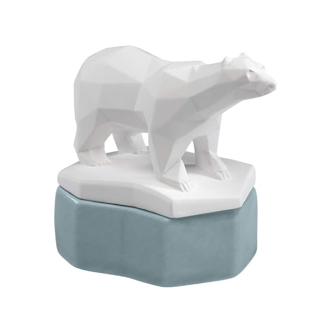 Ellia, Polar Bear Porcelain Aroma Diffuser, Holiday Décor for Essential Oils