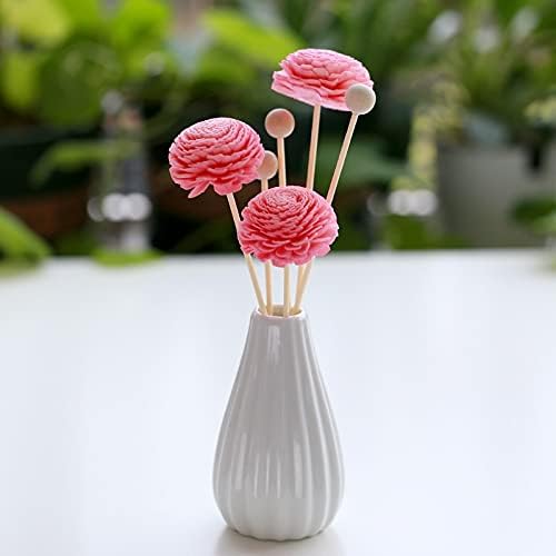 120PCS White Fiber Reed Diffuser Sticks 7.5in/19CM Diffuser Sticks Diffuser Reeds Replacements Sticks for Home,SPA