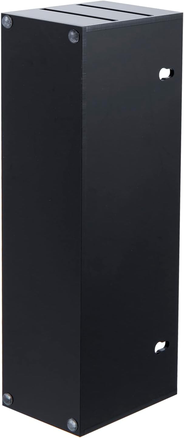 MyGift Premium Smoky Gray Acrylic Mail Holder with Decorative White Cursive Mail Label, Modern Wall Mounted or Tabletop Mailbox, Letter Storage Organizer Box