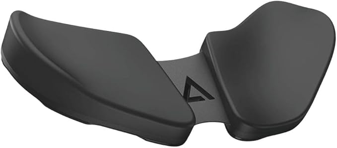 DELTAHUB Carpio 2.0 - Left-Handed Truly Ergonomic Wrist Rest for Mouse, Carpal Tunnel Support, Pain Relief, Anti-Fatigue, Easy Glide, Sleek, Office Computer, Laptop, Gaming - Small, Black