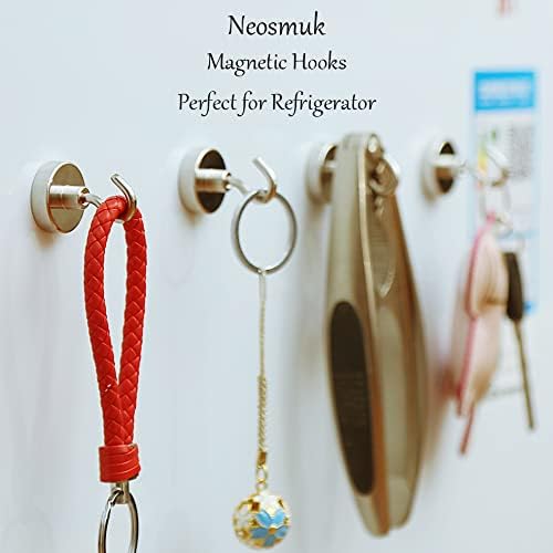 Neosmuk Magnetic Hooks, Cruise Ship Essentials, 26#,Silver