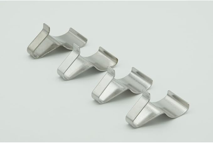Stainless Steel Siding Hangers, Set of 10, Heavy Duty, Rust-Resistant, Low Profile, Hold Up to 12Lbs, No Drill Siding Clips for Horizontal Vinyl Siding (10)