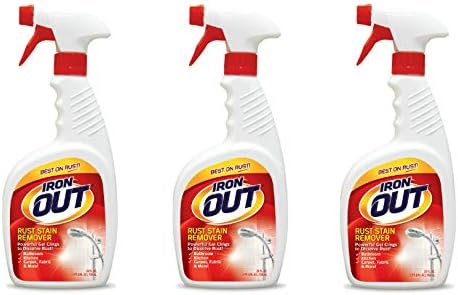 Iron Out Rust Stain Remover Spray Gel, 24 Fl. Oz., 3 Bottles