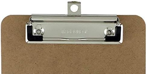 Trade Quest Memo Size 6'' x 9'' Clipboard Low Profile Clip Hardboard (Pack of 1)