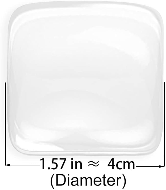Door Knob Wall Shield, 12 PCS Transparent Square Soft Rubber Wall Protector Self Adhesive Door Handle Bumper (1.57" Small Square 12 PCS, Clear)