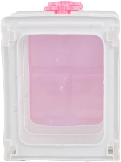 Lovely Girls Multi-layers Desktop Plastic Storage Box Cute Locker Decor Mini Drawer Organizer, Cute Plastic Dresser Kawaii Drawers for Bathroom, Dorm, Desk, Home, Office (Pink 3 Layers)