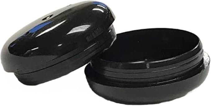 Jejavu 1-1/2" Deluxe Wrought Iron Chair Glides, Protect Your Outdoor Furniture, Chair Leg Floor Protectors, Floor Protector, Pack of 25, Black