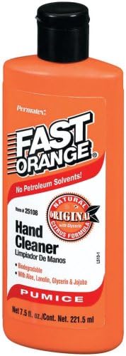 Permatex 25108-12PK Fast Orange Pumice Lotion Hand Cleaner, 7.5 oz. (Pack of 12)