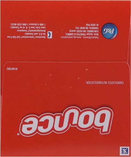 Bounce Fabric Softener Sheets,Outdoor Fresh Scent,240 Count (Pack of 4)