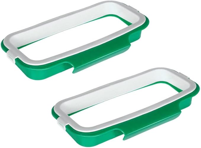 Unomor Kitchen Garbage Bag Holder over Cabinet Door Hanging Trash Bag Rack Space Saving Organizer for Pantry Laundry Utility Bathroom
