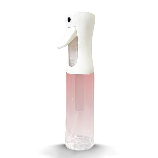 Spray Bottle for Hair (10.15OZ /300ML) Continuous Ultra Fine Mist Sprayer for Hair, Salons, Barber, Plants, Skin Care, Gradient Pink
