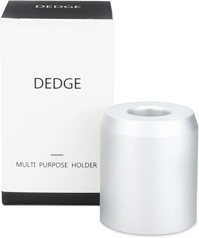 DEDGE Safety Razor Stand Matte Silver-Razor Holder Stand-Double Edge Safety Razor Stand-Shaver Holder for Bathroom Accessory-Opening Dimension is 1.7cm/0.67"