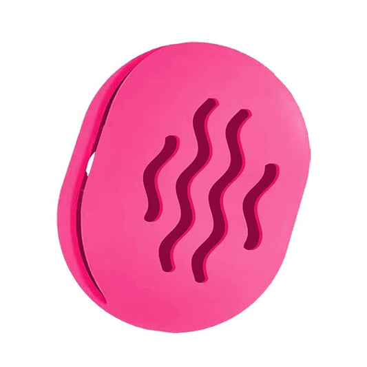 Beauty Blender Bolder Silicone Makeup Sponge Case Breathable Make Up Sponge Case Makeup Bag Essentials Suitable for Business or Travel（Rose）