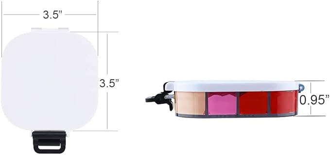 Transon Paint Saver Storage Palette Box 16well Portable Airtight Black