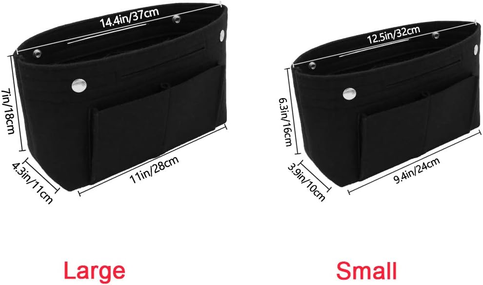 VANCORE Felt Insert Handbag Organizer Travel Purse Bag Organiser