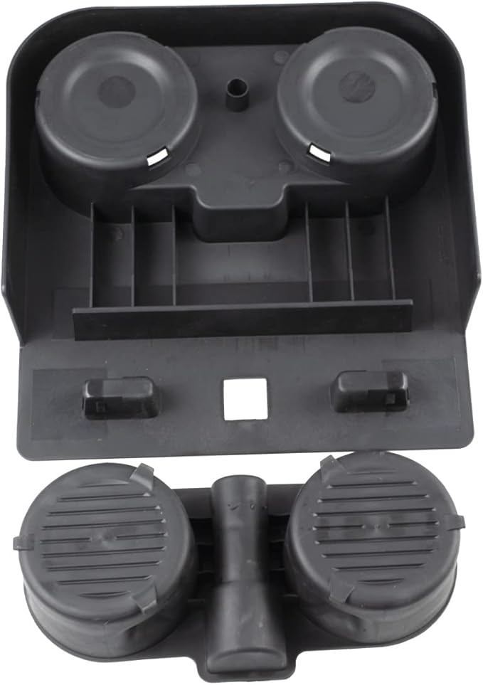 RLB-HILON Front Console Cup Holder Compatible with Ford F150 2015-2020 and Ford F-Series Super Duty 2017-2022 Year, Center Cup Holder Under Front Seat Bottom, HC3Z-2813562-AB