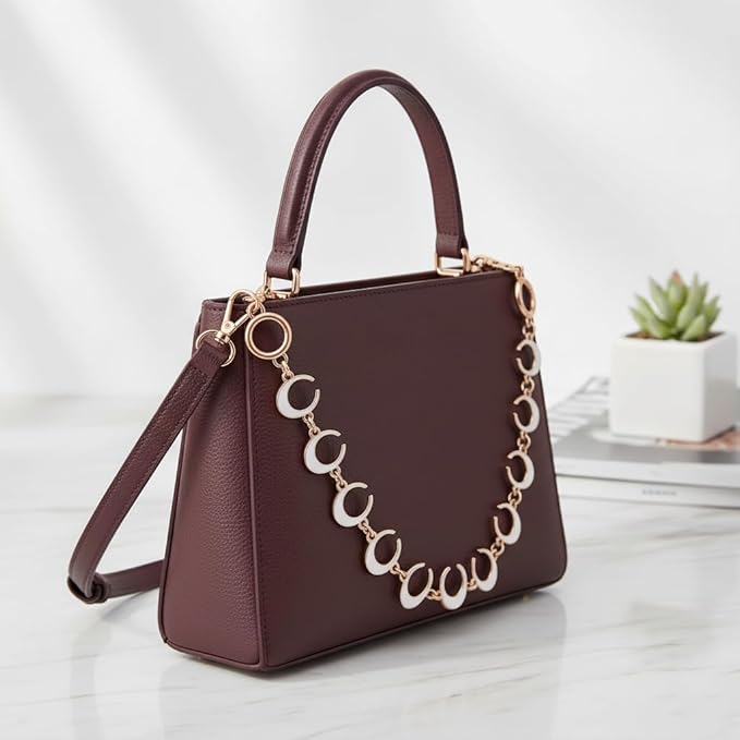 15.7 Inch Bag Chain Charm, Gold Purse Chain for Coach Teri Tabby Nolita Swinger Laurel Bag, Stylish C Phase Bag Accessory