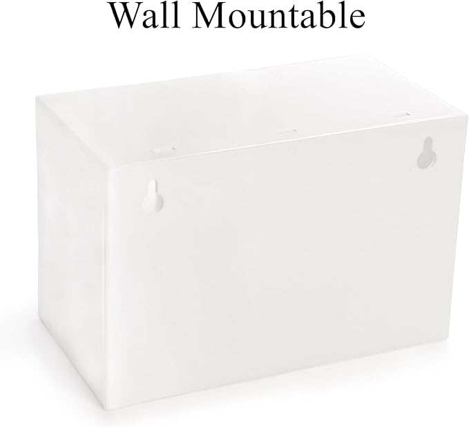 Hacaroa 6 Pack Mini Drawer Organizer with 9 Drawers, Plastic Desktop Craft Storage Case Box for Art Supply, Office Supplies, Cosmetics, Jewelry, Dorm Room, Off White