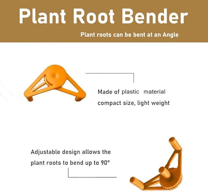 30Pcs Plant Stem Trainer Low Stress Training Clips Stem Bender Clips for Climbing Adjustable Bud Clips Plant Bender Plant Training Clips Plant Root Bender for Gardening Orange