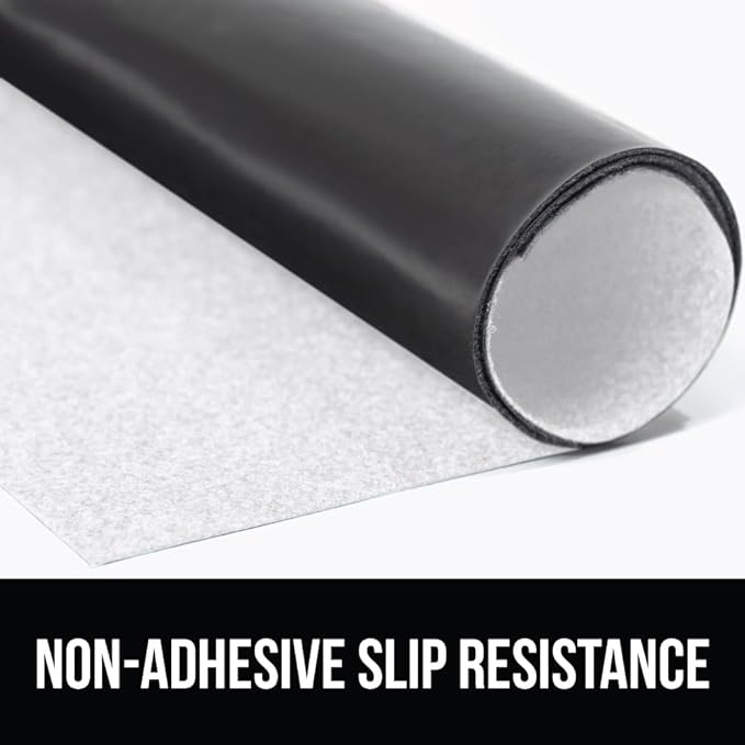 GORILLA GRIP LeakGuard Non-Adhesive Under Sink Mat for Kitchen Cabinet, 24x60, Waterproof Quick Dry Shelf Liner, Durable Absorbent Felt Mats for Bathroom Sinks, Cabinets, Dresser, Easy to Trim, White