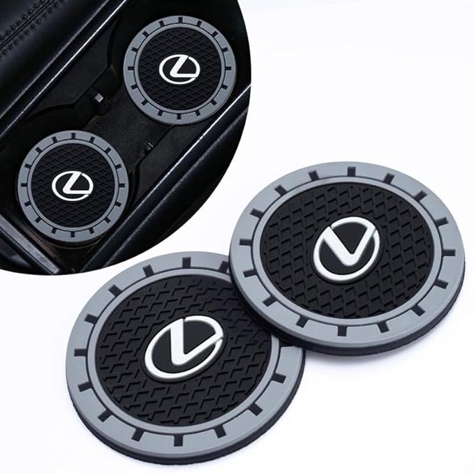 Cup Holder Insert Coaster Fit Lexus ES350 GS350 GS300h GS450h is300 es350 ls460 rx350 NX300h,Anti Slip Car Cup Coaster Interior Accessories