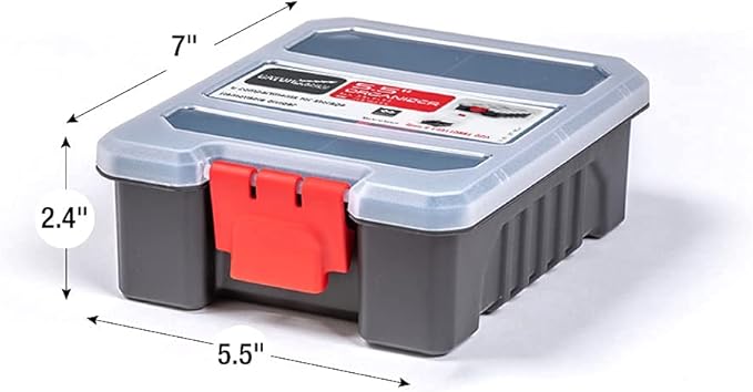 3-Pack Organizer Set – Small Parts Storage Boxes with Removable Dividers – 1 Medium & 2 Mini Hardware Cases for Screws, Bolts, Crafts – Durable Nylon Toolbox for Garage or Travel Use