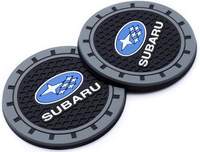 Cup Holder Insert Coaster Fit Subaru BRZ 2015-up Subaru Legacy Outback XV Crosstrek 16-up WRX or STi,Anti Slip Car Cup Coaster Interior Accessories