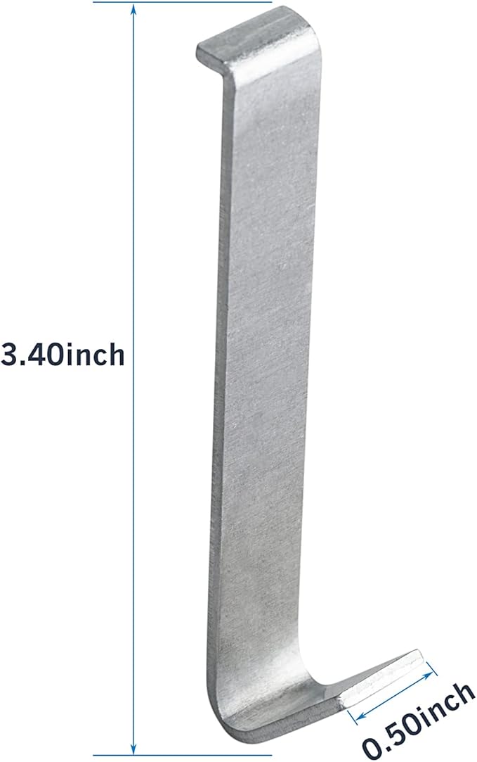 10 Pack Aluminum Alloy Hook Without Require Drilling, Hooks for Fiber Cement Board Siding(Installation Tool Included)