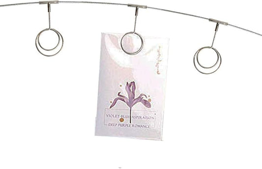 TFu Wall Hanging Photo Display, DIY Picture Photo Frame String with 12 Clips for Hanging Photos Notes and Artworks (Round Shape Clip)