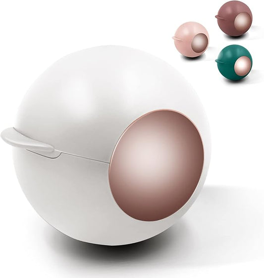 Reusable Lint Roller for Pet Hair, Washable Lint Remover for Clothes, Portable Pet Hair Remover for Travel Household (White)