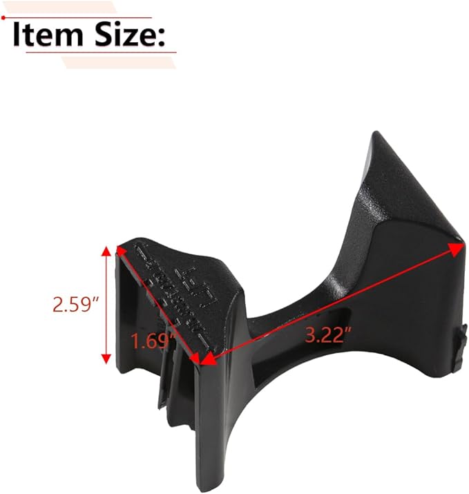 RLB-HILON Cup Holder Insert Divider Compatible with Ford Taurus 2010 2011 2012 2013 2014 2015 2016 2017 Year, for AG1Z5413562FA