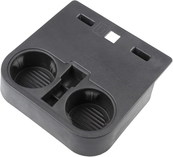 RLB-HILON Front Console Cup Holder Compatible with Ford F150 2015-2020 and Ford F-Series Super Duty 2017-2022 Year, Center Cup Holder Under Front Seat Bottom, HC3Z-2813562-AB